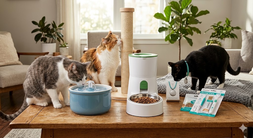 5 Must-Have Health Accessories for Cats