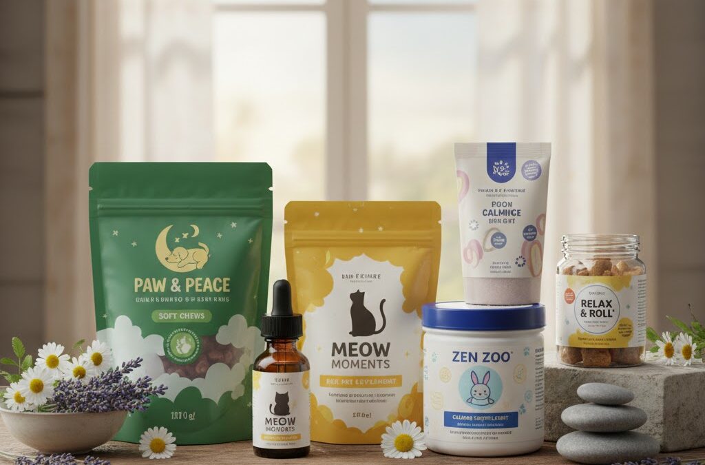 Calming Supplements for Pets - dogs and cats