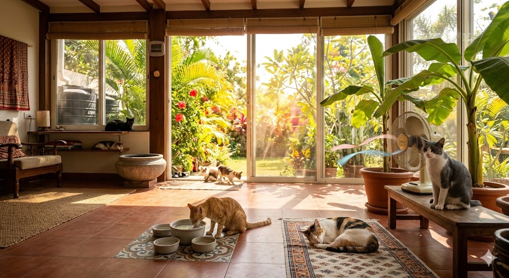 summer tips for cat health